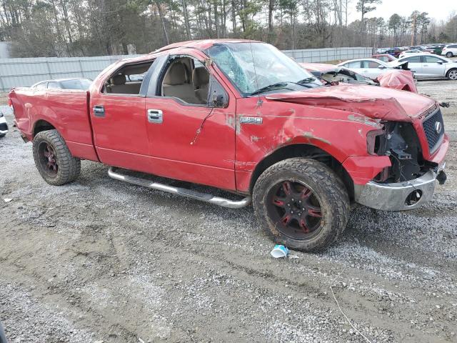 1FTPW12V16FB09066 - 2006 FORD F150 SUPERCREW RED photo 4