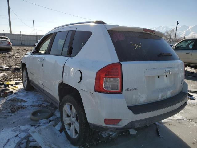 1J4NF1FB1BD244636 - 2011 JEEP COMPASS SPORT WHITE photo 2