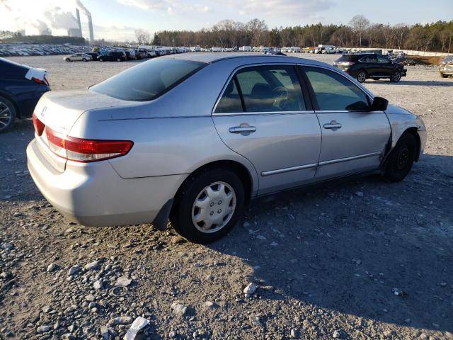 1HGCM56433A077969 - 2003 HONDA ACCORD LX SILVER photo 3