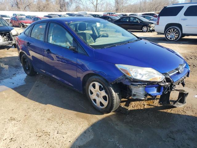 1FAHP3E26CL301410 - 2012 FORD FOCUS S BLUE photo 4