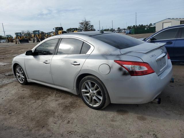 1N4AA51EX9C849420 - 2009 NISSAN MAXIMA S SILVER photo 2