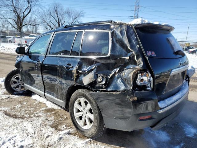 5TDBK3EH8BS088637 - 2011 TOYOTA HIGHLANDER BASE أسود صورة 2
