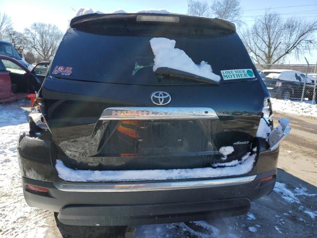 5TDBK3EH8BS088637 - 2011 TOYOTA HIGHLANDER BASE أسود صورة 6