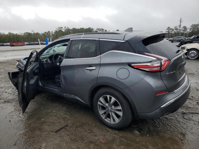 5N1AZ2MH1JN166680 - 2018 NISSAN MURANO S GRAY photo 2