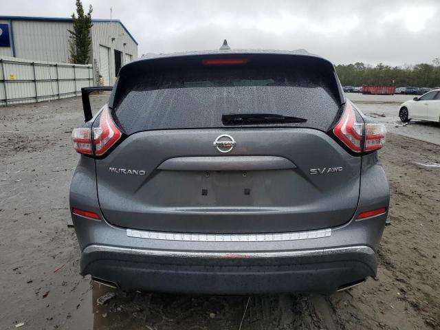 5N1AZ2MH1JN166680 - 2018 NISSAN MURANO S GRAY photo 6