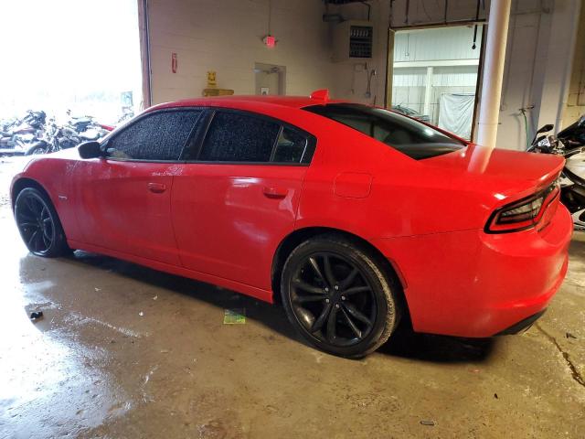 2C3CDXCT9GH251674 - 2016 DODGE CHARGER R/T RED photo 2