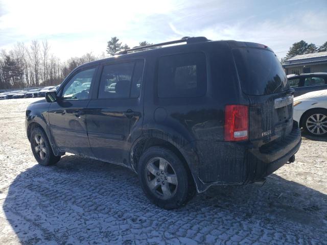 5FNYF4H56BB013767 - 2011 HONDA PILOT EXL BLACK photo 2