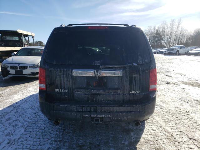 5FNYF4H56BB013767 - 2011 HONDA PILOT EXL BLACK photo 6