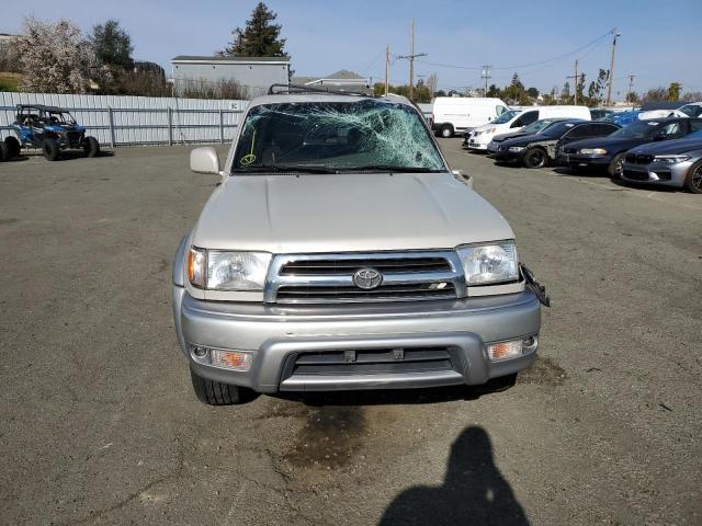 JT3GN87R1Y0173545 - 2000 TOYOTA 4RUNNER LIMITED SILVER photo 5
