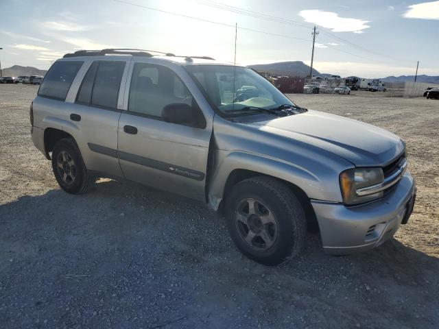 1GNDS13S042149976 - 2004 CHEVROLET TRAILBLAZE LS SILVER photo 4