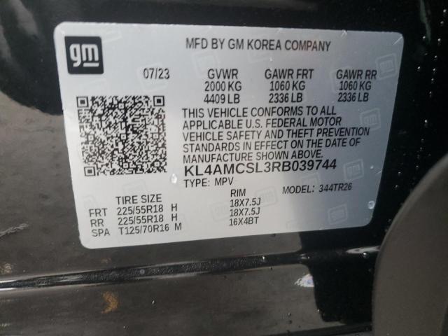 KL4AMCSL3RB039744 - 2024 BUICK ENCORE GX PREFERRED BLACK photo 12