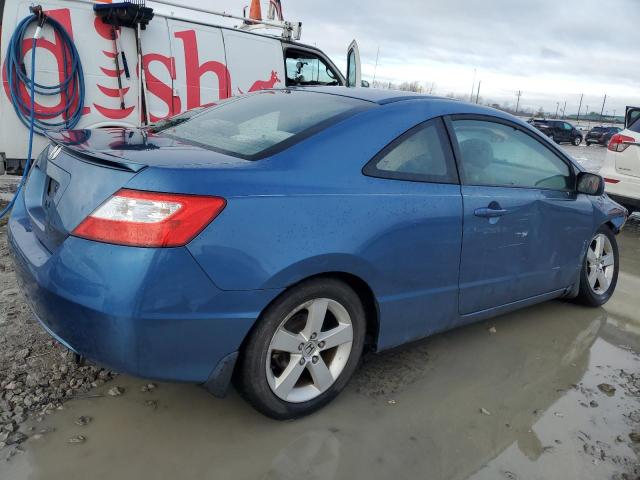 2HGFG12817H541029 - 2007 HONDA CIVIC EX BLUE photo 3