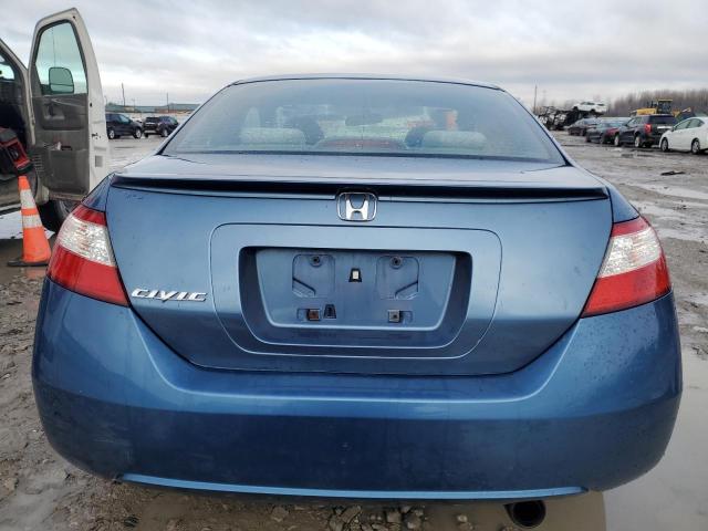 2HGFG12817H541029 - 2007 HONDA CIVIC EX BLUE photo 6