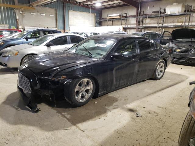 2B3CL3CG1BH593608 - 2011 DODGE CHARGER BLACK photo 1