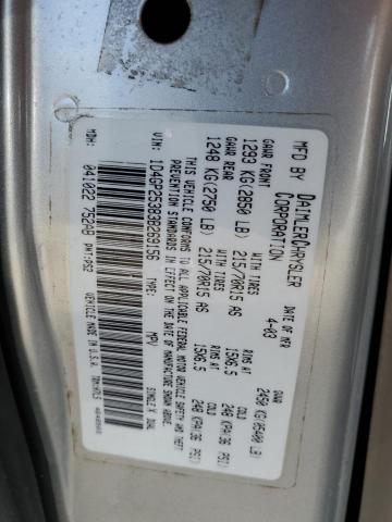 1D4GP25383B269156 - 2003 DODGE CARAVAN SE SILVER photo 13