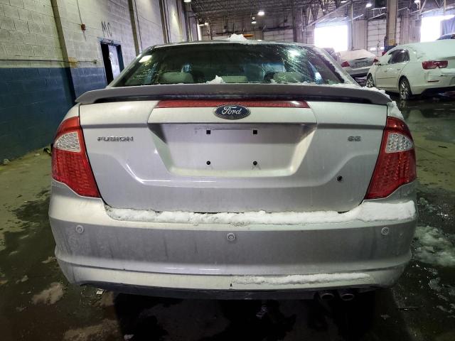 3FAHP0HA9AR334952 - 2010 FORD FUSION SE SILVER photo 6