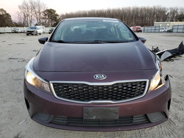 3KPFL4A72HE029927 - 2017 KIA FORTE LX BURGUNDY photo 5