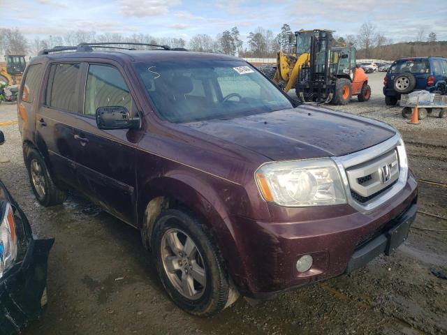 5FNYF38479B002191 - 2009 HONDA PILOT EX BURGUNDY photo 4