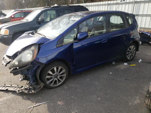 JHMGE8H50DC068185 - 2013 HONDA FIT SPORT BLUE photo 1