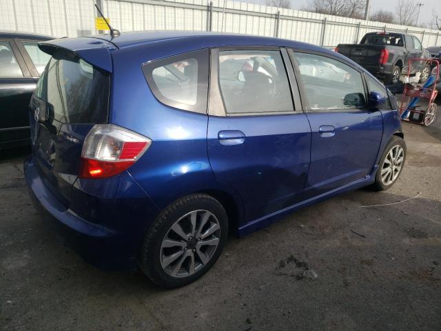 JHMGE8H50DC068185 - 2013 HONDA FIT SPORT BLUE photo 3