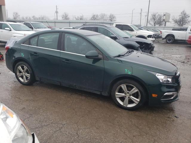 1G1PE5SB1F7122466 - 2015 CHEVROLET CRUZE LT GREEN photo 4