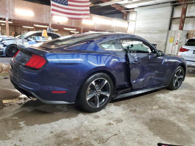 1FA6P8TH6J5113869 - 2018 FORD MUSTANG BLUE photo 3