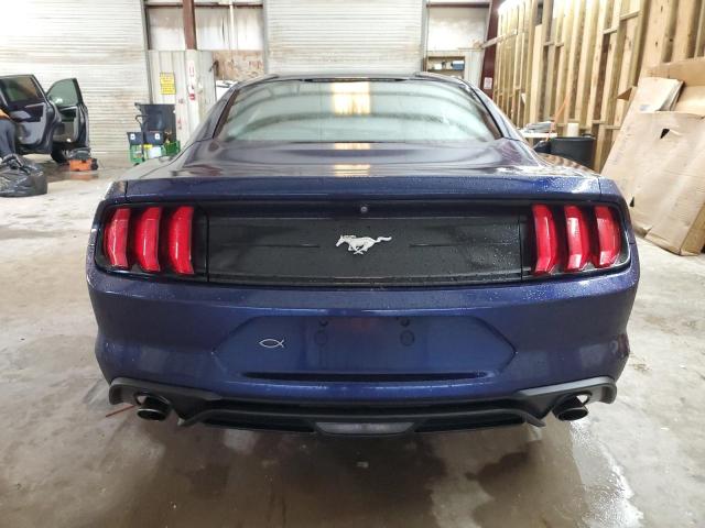1FA6P8TH6J5113869 - 2018 FORD MUSTANG BLUE photo 6