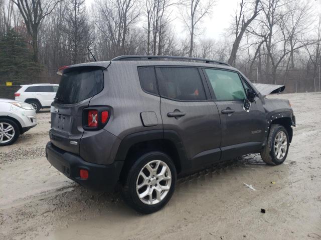 ZACCJBBT2GPE38293 - 2016 JEEP RENEGADE LATITUDE GRAY photo 3