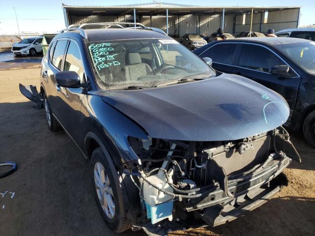 KNMAT2MV6GP657089 - 2016 NISSAN ROGUE S BLUE photo 4