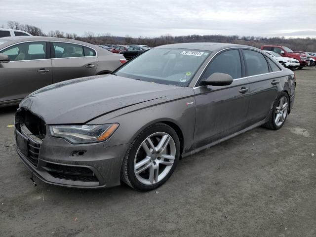 WAUHGAFC9EN066088 - 2014 AUDI A6 PRESTIGE GRAY photo 1