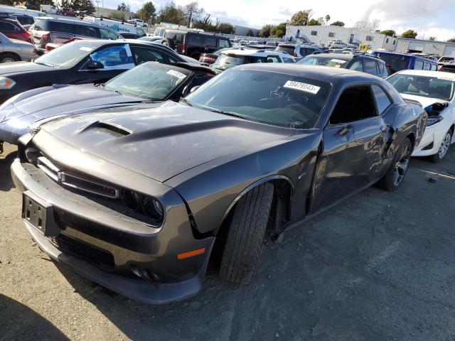 2C3CDZBT8KH616528 - 2019 DODGE CHALLENGER R/T GRAY photo 1