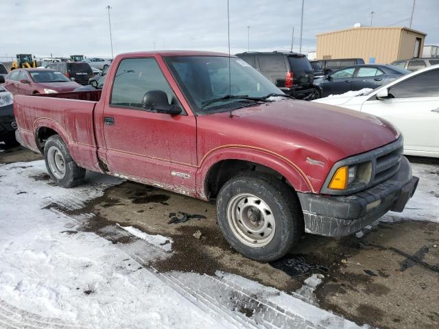 1GCCS144XVK178472 - 1997 CHEVROLET S TRUCK S10 RED photo 4