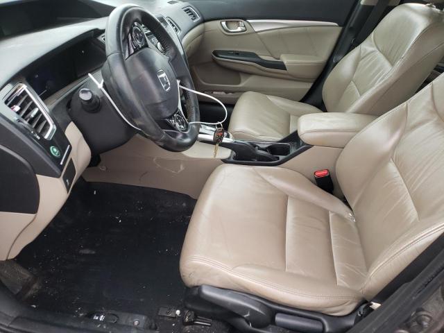 19XFB2F9XDE060337 - 2013 HONDA CIVIC EXL ნაცრისფერი ფოტო 7