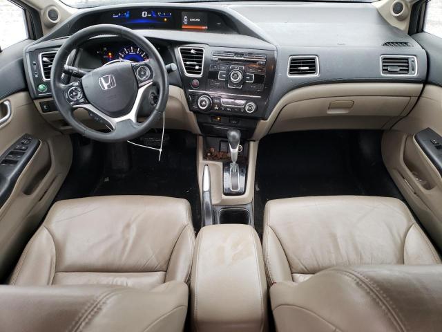 19XFB2F9XDE060337 - 2013 HONDA CIVIC EXL ნაცრისფერი ფოტო 8