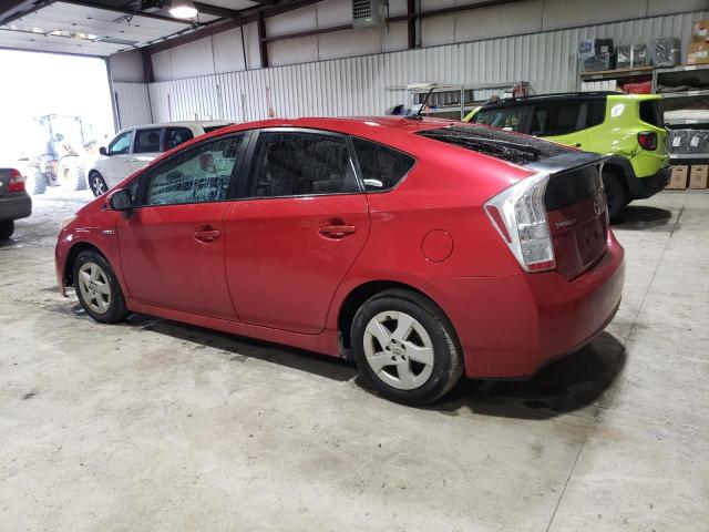 JTDKN3DU6B0302565 - 2011 TOYOTA PRIUS RED photo 2