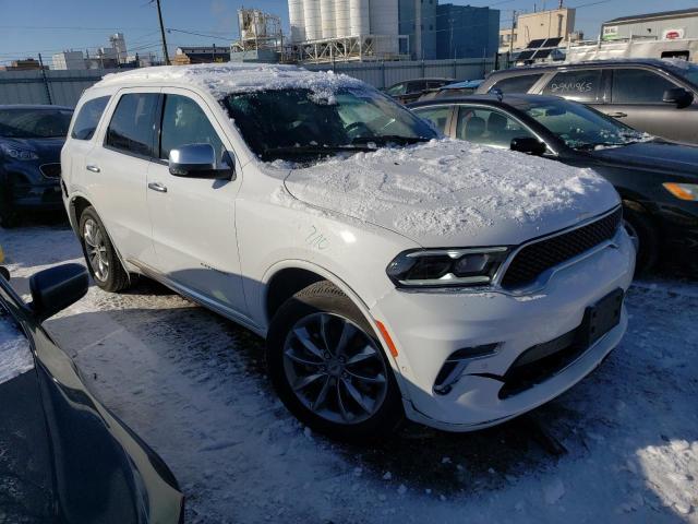 1C4SDJETXMC556035 - 2021 DODGE DURANGO CITADEL WHITE photo 4