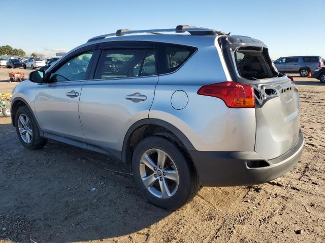 2T3WFREV7FW163329 - 2015 TOYOTA RAV4 XLE SILVER photo 2