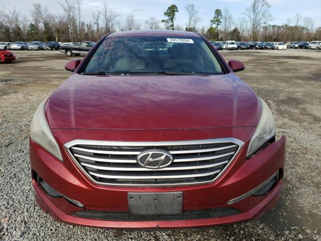 5NPE24AF9FH123088 - 2015 HYUNDAI SONATA SE RED photo 5