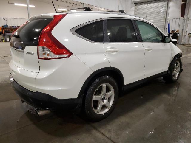 5J6RM4H74CL008944 - 2012 HONDA CR-V EXL WHITE photo 3