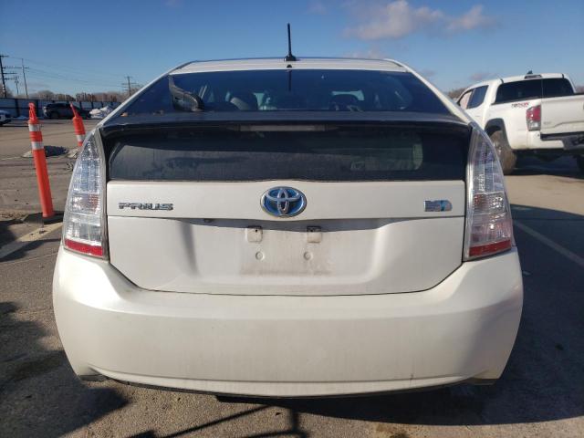 JTDKN3DU8A5158504 - 2010 TOYOTA PRIUS WHITE photo 6