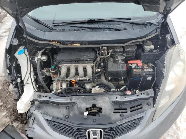 JHMGE8H39DC005522 - 2013 HONDA FIT GRAY photo 11