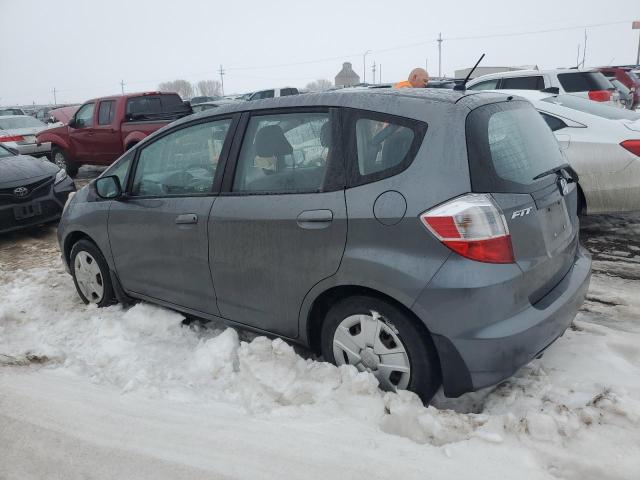 JHMGE8H39DC005522 - 2013 HONDA FIT GRAY photo 2