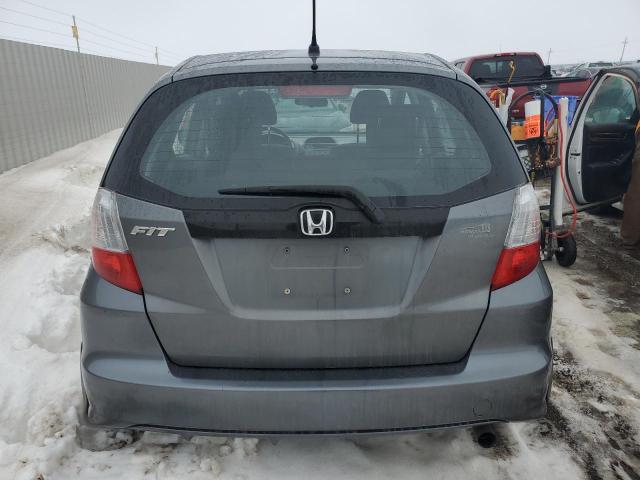 JHMGE8H39DC005522 - 2013 HONDA FIT GRAY photo 6