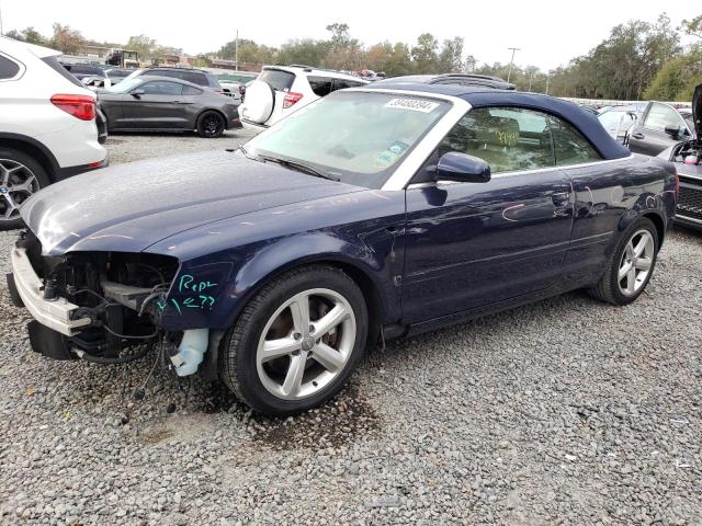 WAUDH48H27K020404 - 2007 AUDI A4 3.2 CABRIOLET QUATTRO BLUE photo 1