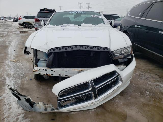 2B3CL3CG7BH607950 - 2011 DODGE CHARGER WHITE photo 5