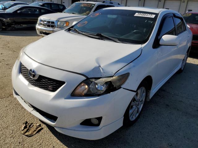 2T1BU4EE6AC419907 - 2010 TOYOTA COROLLA BASE WHITE photo 1