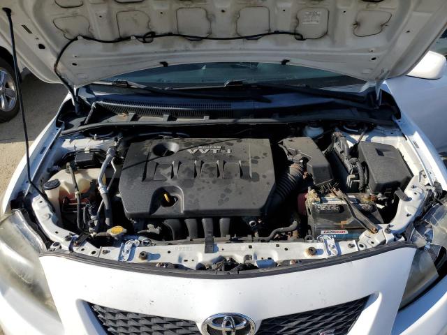 2T1BU4EE6AC419907 - 2010 TOYOTA COROLLA BASE WHITE photo 11