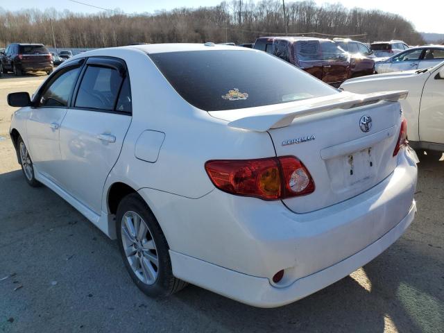 2T1BU4EE6AC419907 - 2010 TOYOTA COROLLA BASE WHITE photo 2