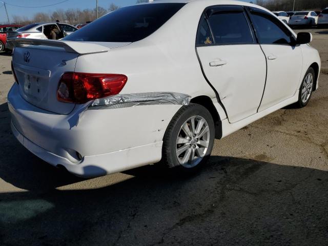 2T1BU4EE6AC419907 - 2010 TOYOTA COROLLA BASE WHITE photo 3