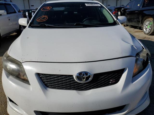 2T1BU4EE6AC419907 - 2010 TOYOTA COROLLA BASE WHITE photo 5